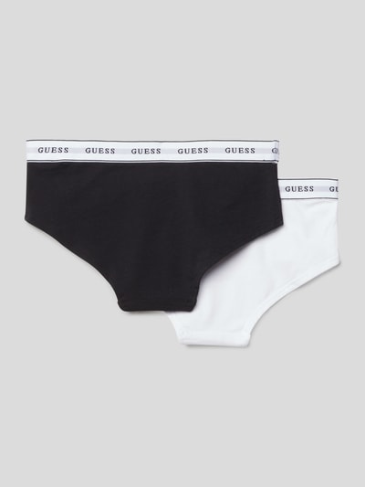 Guess Slip met band met logo in een set van 2 stuks Wit - 3