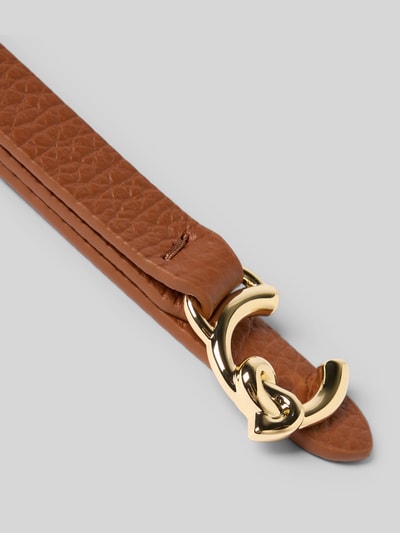 Coccinelle Anhänger mit Logo-Applikation Modell 'Easy' Cognac 2