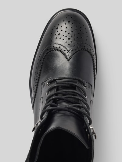 Lauren Ralph Lauren Veterlaarzen van echt leer, model 'Alysn' Zwart - 3