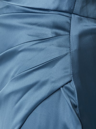 Luxuar Abendkleid aus Satin  Rauchblau 2