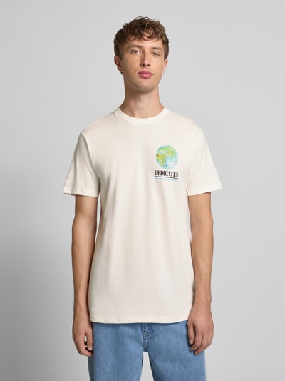 Dedicated T-Shirt mit Label-Print Offwhite 4
