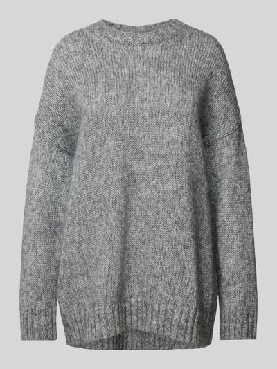 Weekend Max Mara Strickpullover mit überschnittenen Schultern Modell 'ANTONY' Silber 2