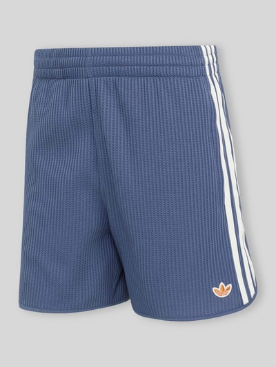 adidas Originals Relaxed Fit Shorts mit Baumwoll-Anteil Rauchblau 2