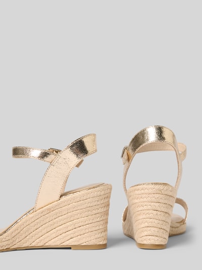 Tamaris Wedges in gevlochten look Goud gemêleerd - 2