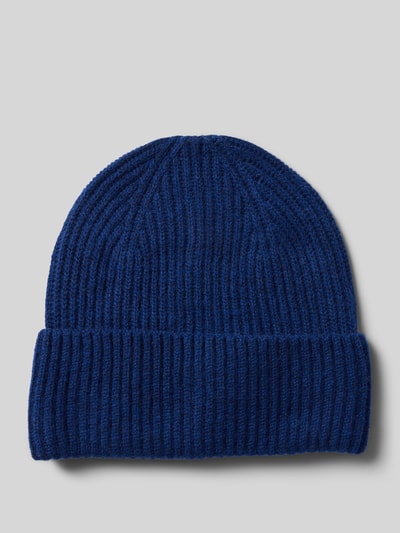 Jack & Jones Beanie van een mix van katoen en kasjmier, model 'COPENHAGEN' Marineblauw - 1