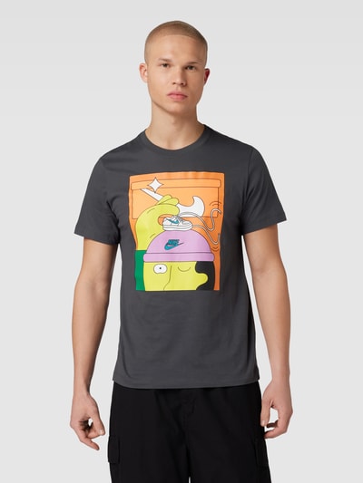 Nike T-shirt met motiefprint Antraciet - 4