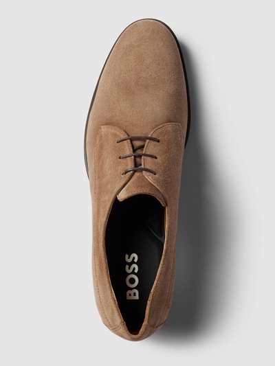 BOSS Buty derby z wytłoczonym logo Średniobrązowy 4