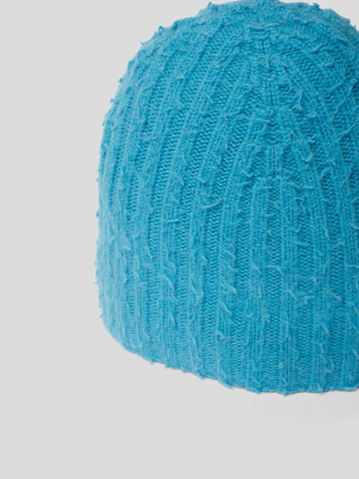 Roberto Collina Beanie aus Kaschmir-Woll-Mix Türkis 3