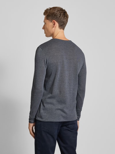 Strellson Gebreide pullover met ronde hals, model 'Prospect' Donkerblauw - 5