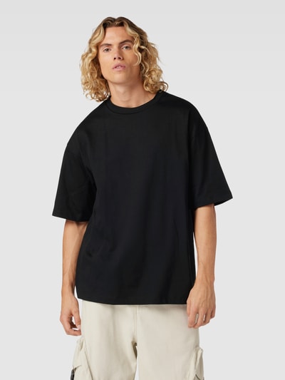 Tom Tailor Denim Oversized T-Shirt mit überschnittenen Schultern Black 4