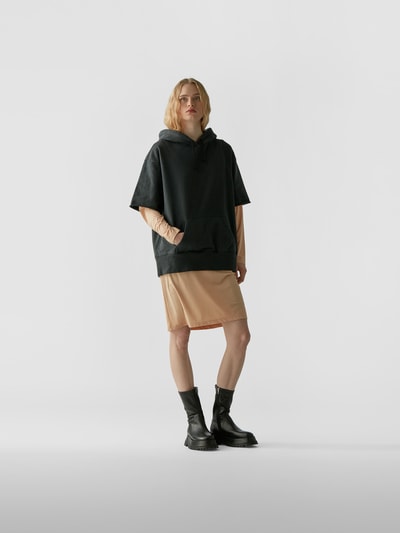 MM6 Maison Margiela Sweatkleid im Lagen-Look Schwarz 1