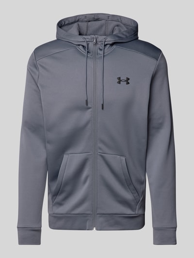 Under Armour Sweatjacke mit Label-Print Anthrazit 2