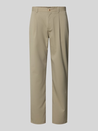 Matinique Broek met Franse steekzakken model 'hart' Kaki - 2