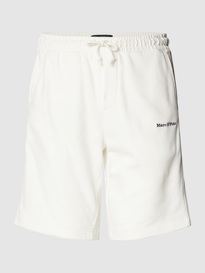 Marc O'Polo Sweatshorts mit Label-Detail Modell 'terry' Offwhite 2