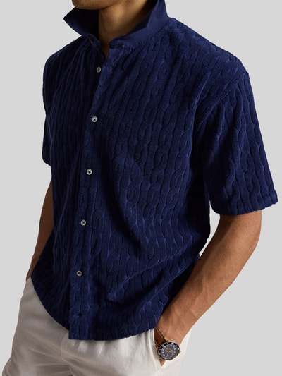 Polo Ralph Lauren Relaxed Fit Freizeithemd aus reiner Baumwolle Marine 3