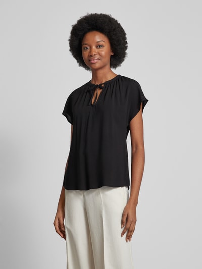 B.Young Blouse met druppelvormige hals, model 'Joella' Zwart - 4