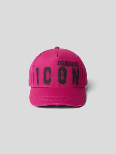 Dsquared2 Cap mit Label-Print Pink 4