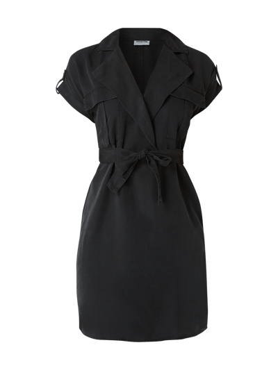 Noisy May Kleid aus Lyocell mit Reverskragen Black 2