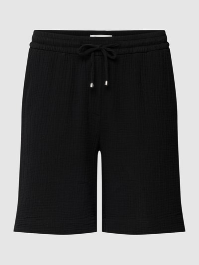 Christian Berg Woman Bermudas mit Strukturmuster Black 2