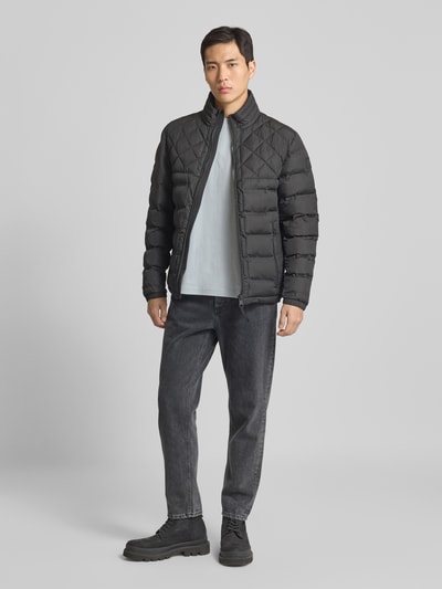 Strellson Steppjacke mit Reißverschlusstaschen Modell 'Clason' Black 1