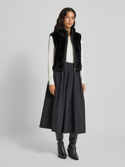 Betty Barclay Gilet met imitatiebont Zwart - 1