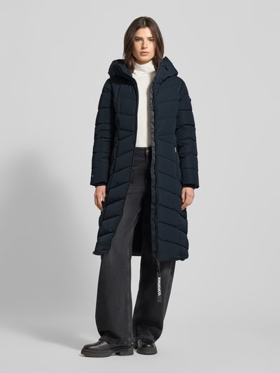 khujo Płaszcz pikowany z dwustronnym zamkiem błyskawicznym model ‘FLESCH’ Ciemnoniebieski 1