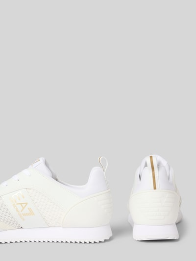 EA7 Emporio Armani Sneaker mit Label-Details Modell 'BLACK AND WHITE' Weiss 2