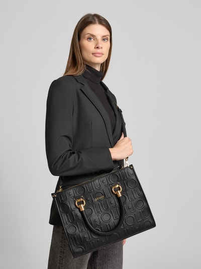 Liu Jo White Tote Bag in Leder-Optik Black 1