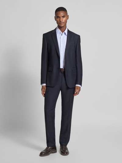 BOSS Slim Fit Businesshemd aus atmungsaktivem Material Modell 'HANK' Bleu 1