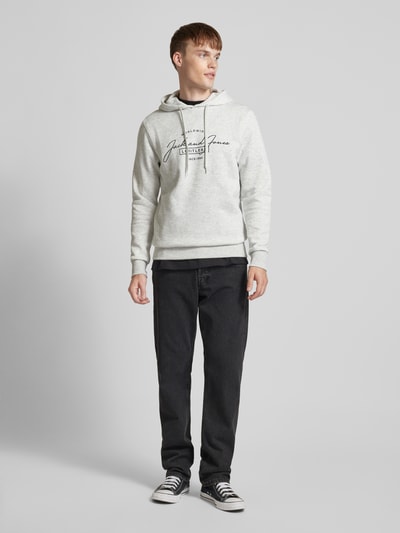 Jack & Jones Jeansy o kroju relaxed fit z 5 kieszeniami model ‘CHRIS’ Czarny 1