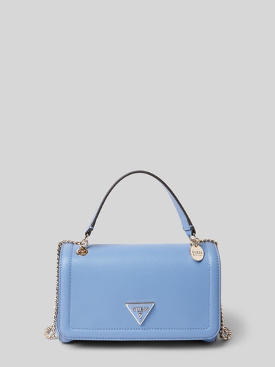 Guess Handtasche mit Label-Applikation Modell 'NOELLE' Blau 2