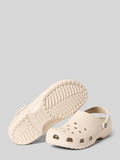 Produktfoto, Clogs mit Label-Detail van Crocs in beige, comfortmodel met afgeronde punt, verstelbare riem, hakhoogte maat 43/44: 5 cm