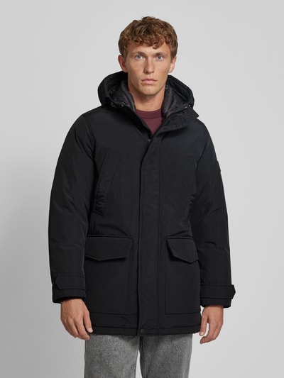 Tommy Hilfiger Parka met capuchon, model 'ROCKIE' Zwart - 4