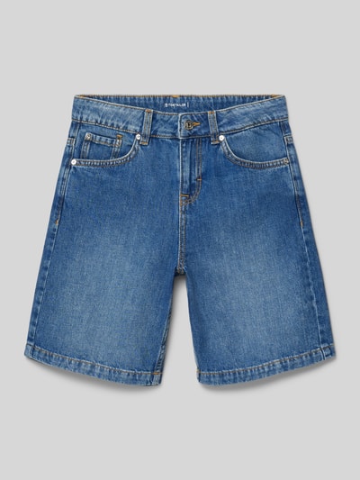Tom Tailor Korte regular fit jeans in 5-pocketmodel Blauw - 1