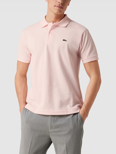 Lacoste Poloshirt aus Baumwolle mit Label-Patch Rosa 4