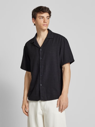 Only & Sons Vrijetijdsoverhemd met reverskraag, model 'LATHAM' Marineblauw - 4