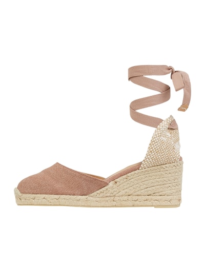 Castañer Wedges aus Textil Modell 'Carina' Altrosa 4