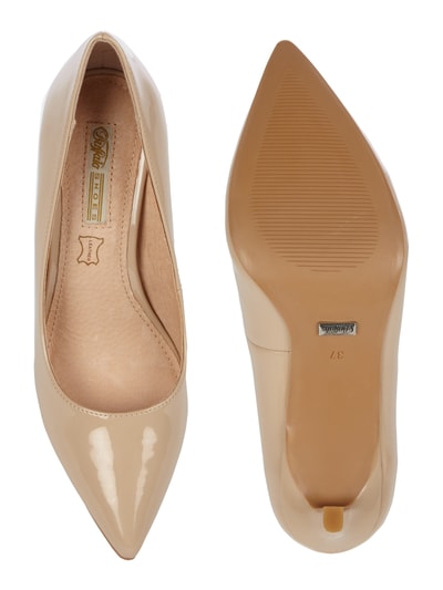 Buffalo Pumps in Lacklederoptik Beige 4