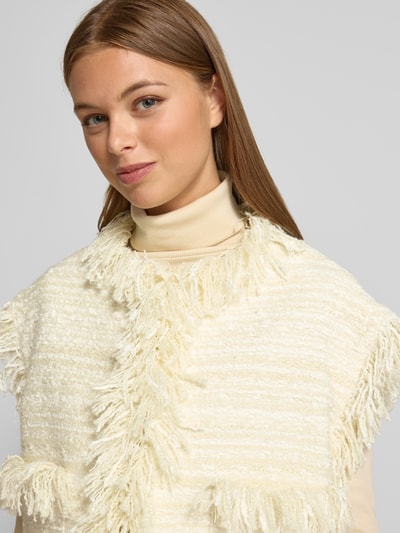 Essentiel Antwerp Comfort Fit Weste mit Viskose-Anteil Modell 'ISHANI-I1SA' Offwhite 3