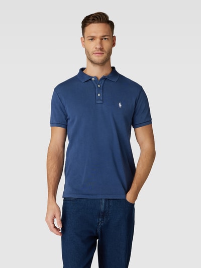 Polo Ralph Lauren Poloshirt mit Label-Stitching Marine 4