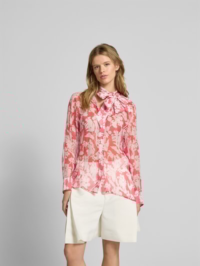 Victoria Beckham Seidenbluse aus reiner Seide Rot 4