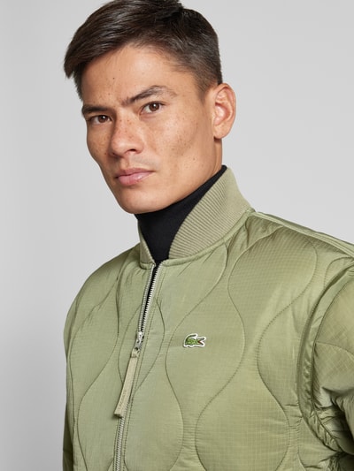 Lacoste Blouson mit Stehkragen Oliv 3