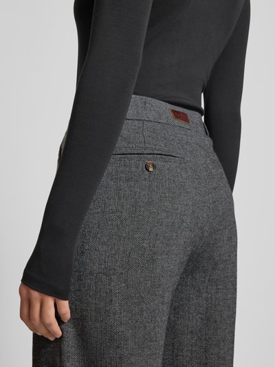 Pepe Jeans Regular Fit Weite Hosen mit Woll-Anteil Modell 'SIA' Mittelgrau 3