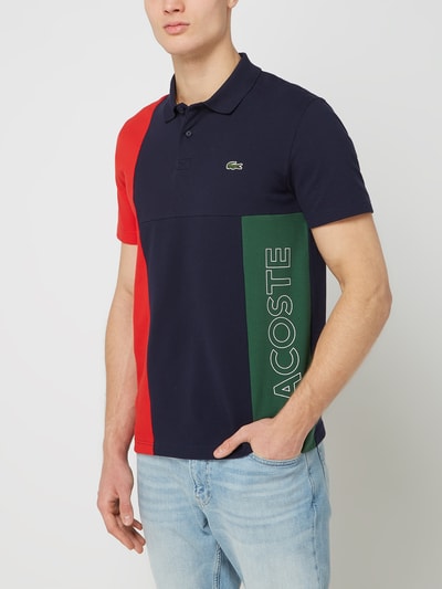 Lacoste Regular Fit Poloshirt mit Kontrastdetails  Marine 4