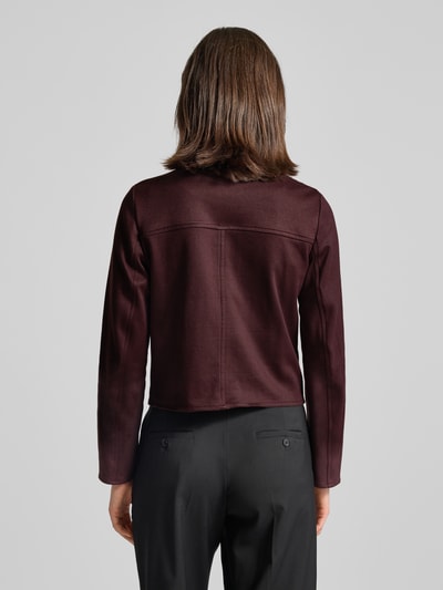 Zero Blazer mit Knopfleiste Bordeaux 5