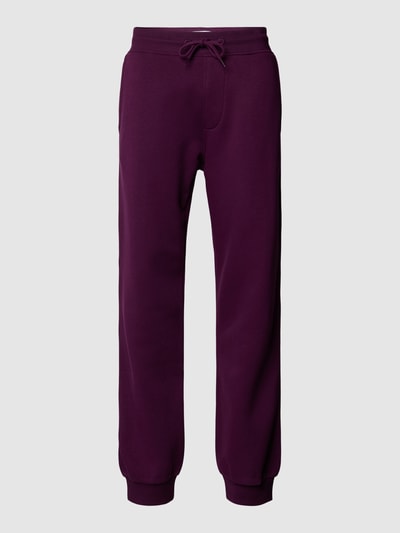 MCNEAL Sweatpants mit elastischem Bund Aubergine 2