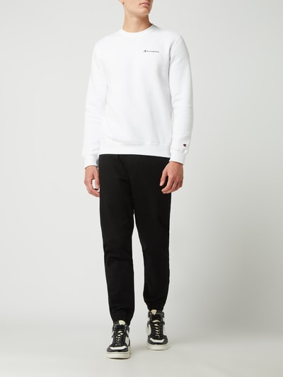 CHAMPION Comfort Fit Sweatshirt aus Baumwollmischung Weiss 1