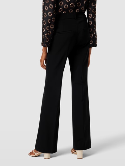 Cambio Spodnie materiałowe z poszerzaną nogawką w jednolitym kolorze model ‘FRANCE’ Czarny 5