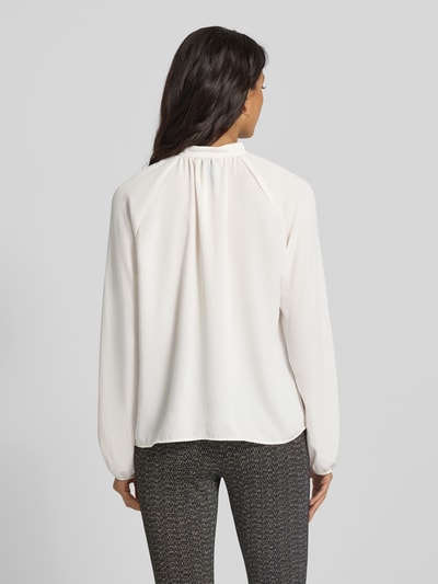 Marc Cain Regular fit blouse met opstaande kraag Ecru - 5
