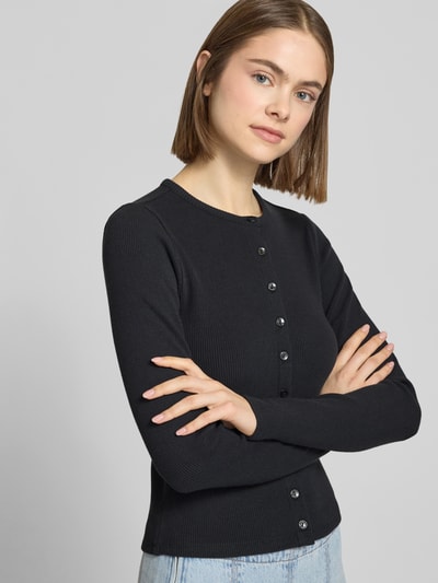 Levi's® kardigan rozpinany o kroju slim fit z mieszanka bawełny model 'RORY' Czarny 3